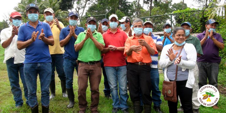Ríos de Agua Viva, capacita a sus socios para mejorar la genética y productividad del cacao en las parcelas
